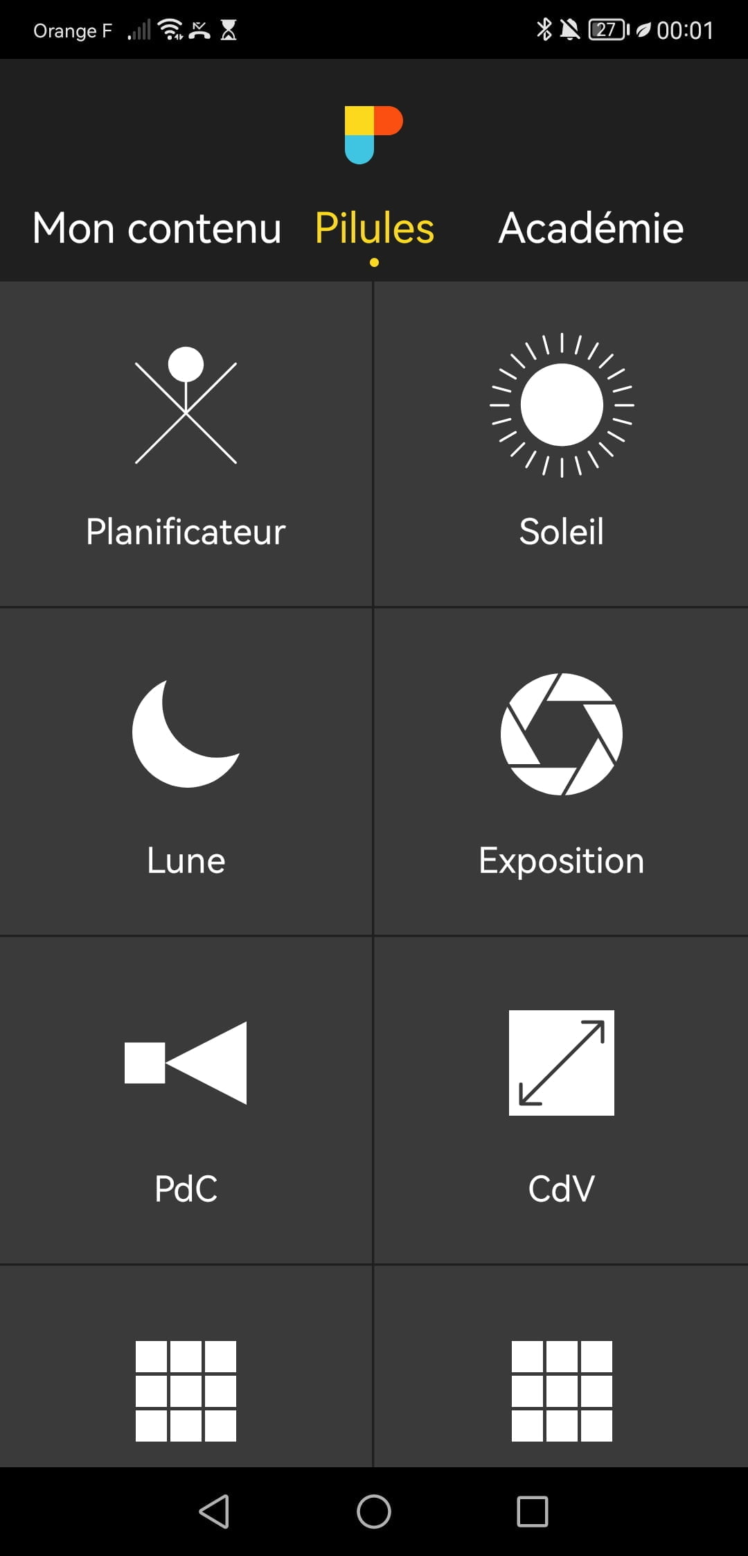 Application photo nature : Photopills