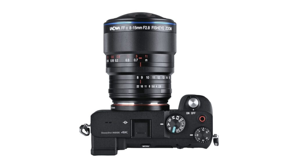 La fisheye Laowa 8-15mm est disponible en montures RF, Z, E et L
